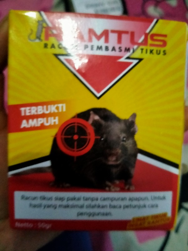 Ramtus Obat Racun Tikus Langsung Mati Kering Tidak Bau Sangat Ampuh Racun Pembasmi Tikus 1 Pack