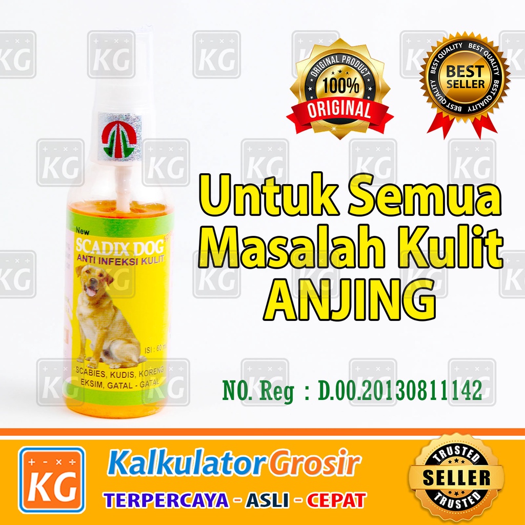 Scadix Cat and Dog Spray Anti Infeksi Kulit Scabies Demodex Kudix Kudis Gudig Luka Kucing Anjing Eksim Gatal Koreng