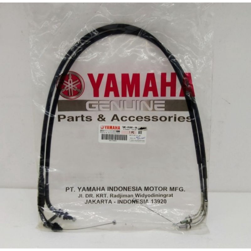 TALI KABEL GAS JUPITER MX NEW ASLI ORI YAMAHA 50C F6301 10