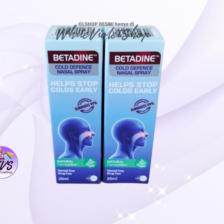 Best Betadine Cold Defence Nasal Spray Dewasa 20ml ✔