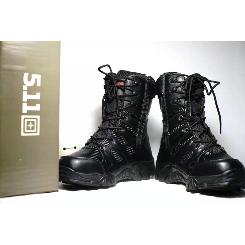 SEPATU PDL KULIT 511 IMPORT WARNA HITAM ORIGINAL BOOTS TACTICAL