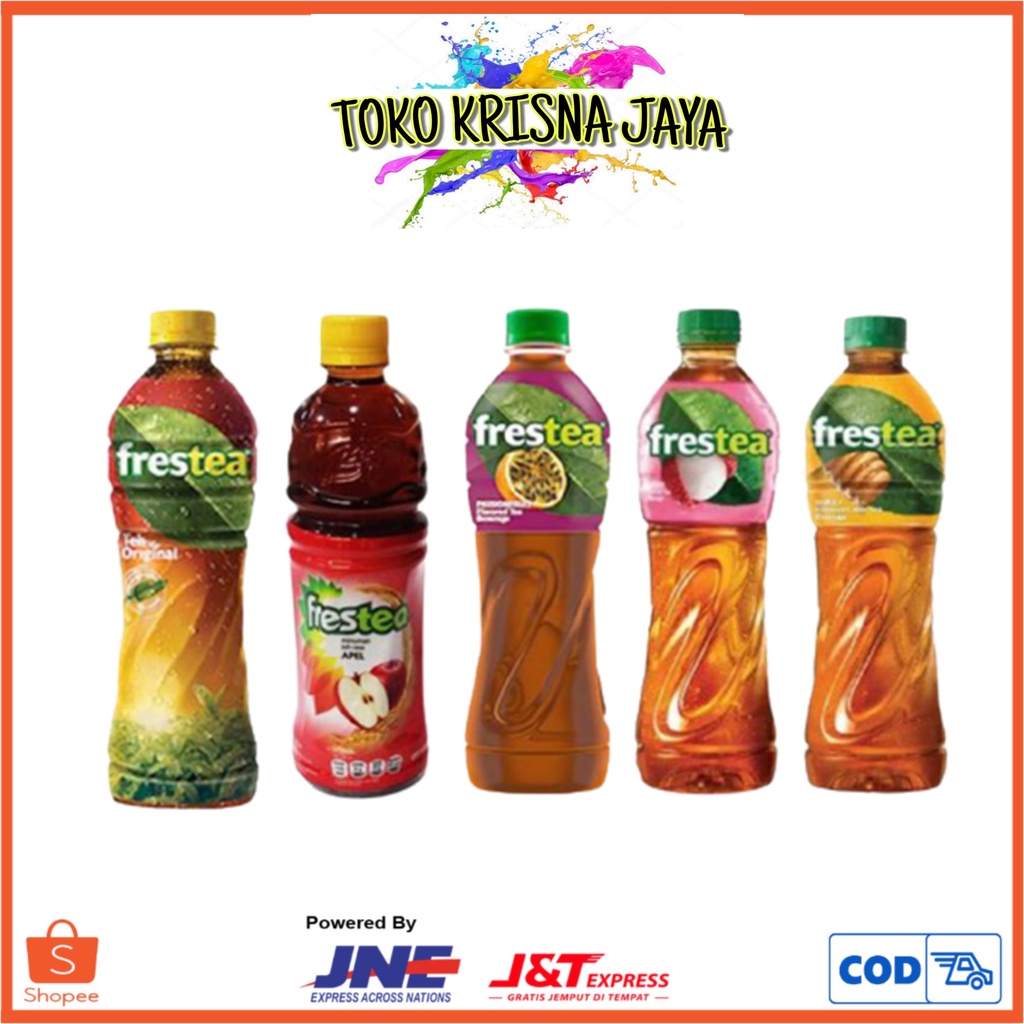 

FRESTEA MINUMAN TEH RASA MARKISA | JASMINE | APEL | LECI | HONEY NETTO 350 ML