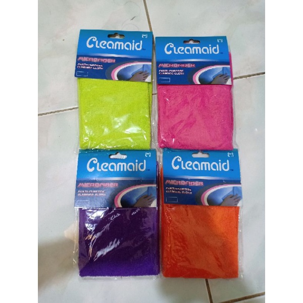 Kain Lap Serbaguna Kain Lap Cleamaid Microfiber Ukuran 39 x 38