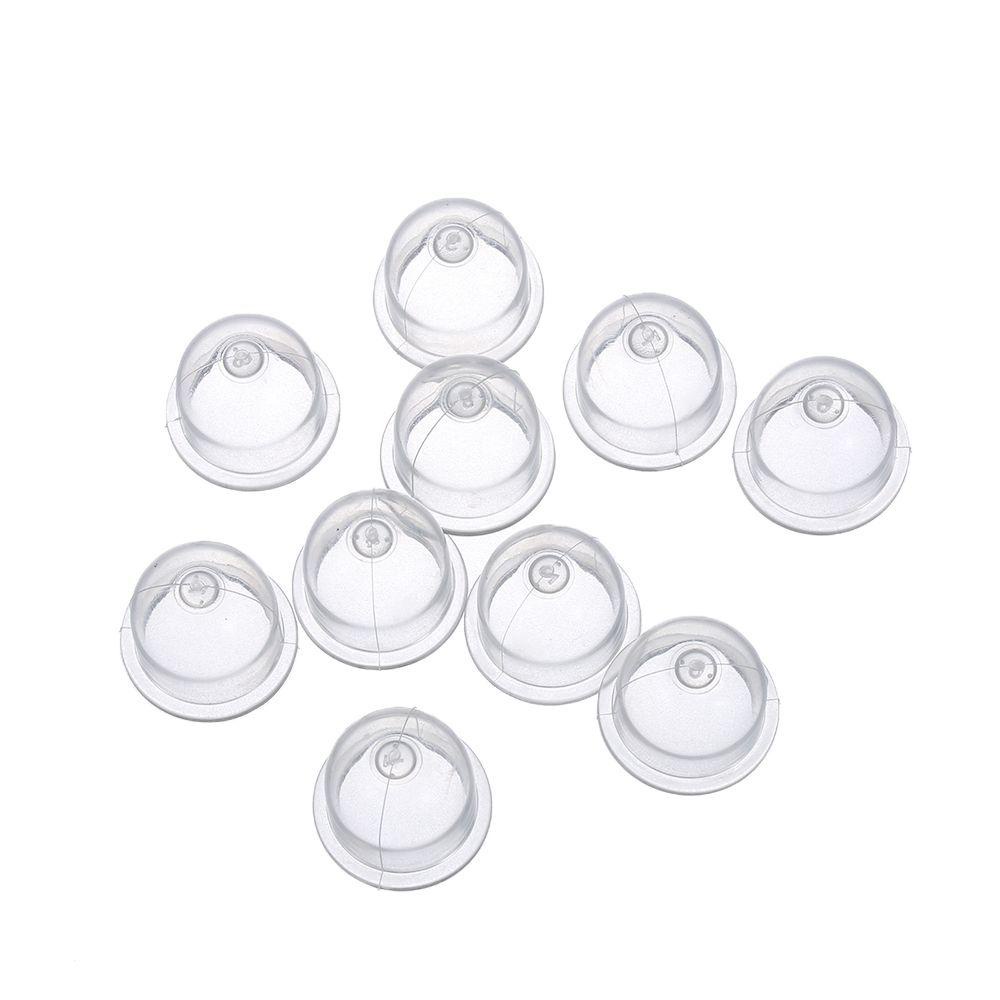 Suyo 10Pcs Carburator Oil Bubble 22mm Eradicator Brushcutter Clear Carburator Primer