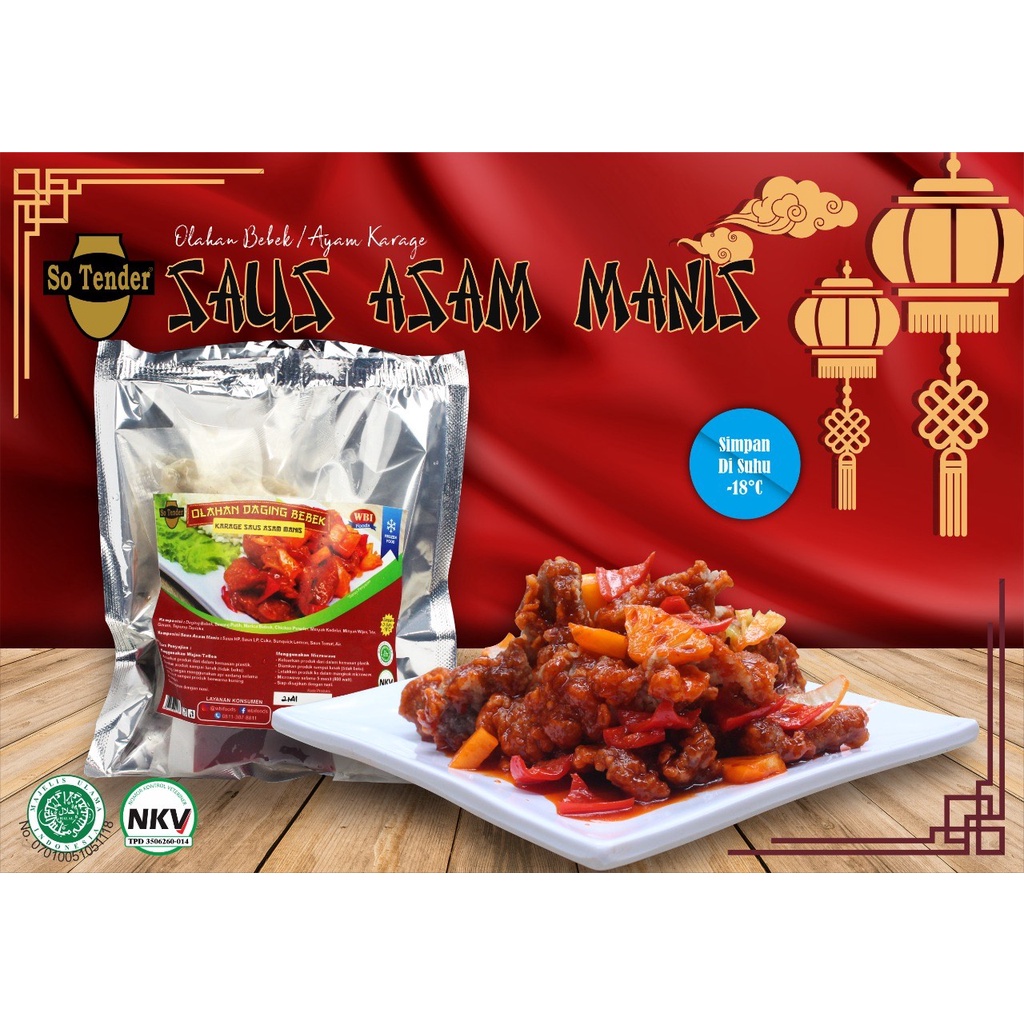 

Bebek Karage Saus Asam Manis