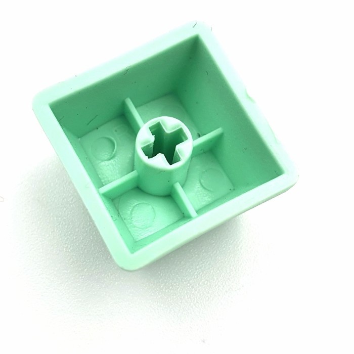 Keycap PBT 1U tosca polos blank replacement keyboard button tombol