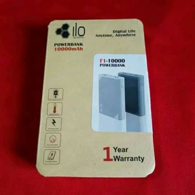 Powerbank Hippo ilo 10000Mah - Garansi resmi Hippo 1 tahun