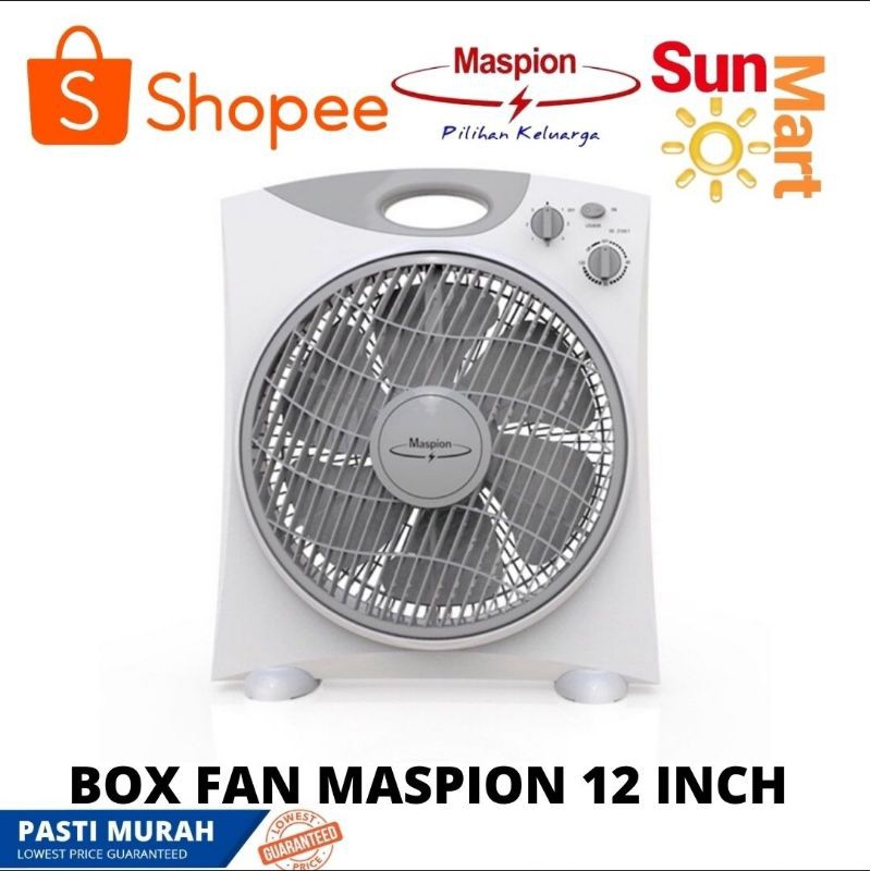 Box Fan Kipas angin kotak Lantai Maspion 12 Inch JF-2109