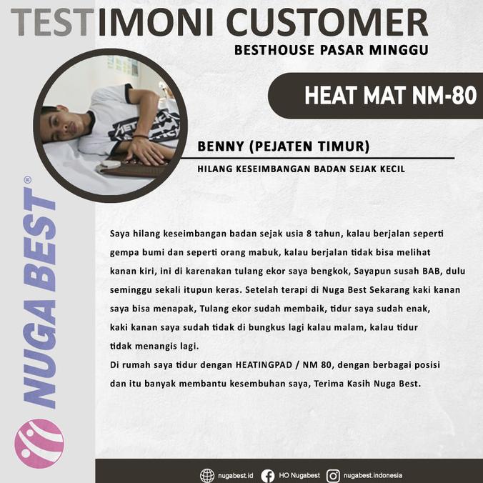 NM 80 Heat Mat Nuga Best (Matras Kesehatan)