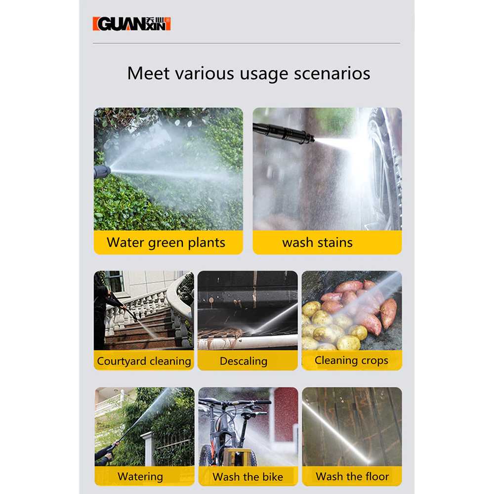 GUANXIN Semprotan Air High Pressure Jet Recharge 24V 500W - GU346