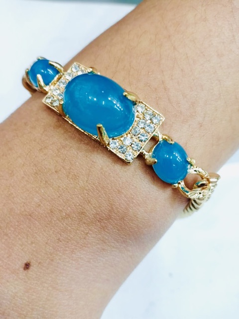 Gelang tangan wanita. //gelang tangan batu akik //gelang tnahan lapis emas variasi batu akik