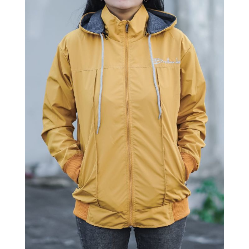 BROTHERDO Jaket Harian Wanita Parasut Taslan JN - All Size terbaru-Kunbus