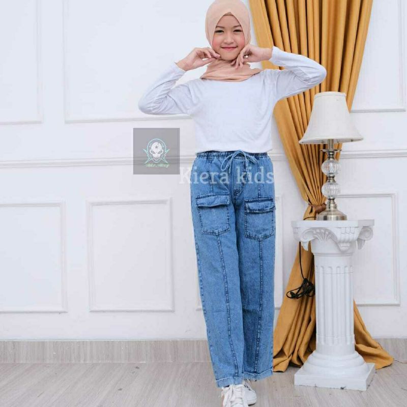 Celana Kulot Anak Perempuan Usia 6-13 Thn / Celana Panjang Anak Kantong Depan/CELANA KULOT JEANS ANAK MODEL KANTONG TERBARU / CELANA KULOT PANJANG USIA 6,7,8,9,10,11,12 TAHUN Kulot Boyfreen Kekinian Terbaru// BAWAHAN KULOT JEANS PANJANG UNTUK USIA 6-13