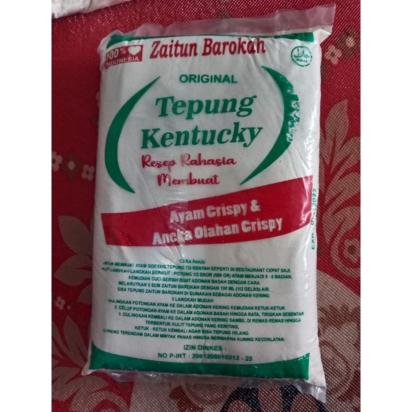 

Tepung Kentucky Zaitun Barokah