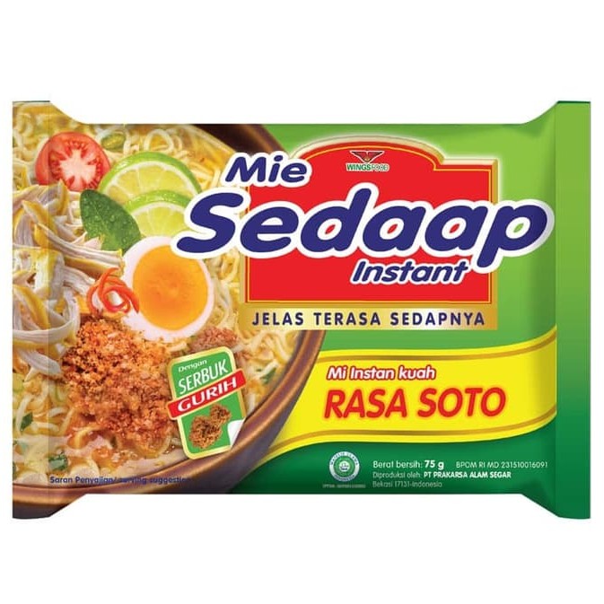 

MIE SEDAAP RASA SOTO