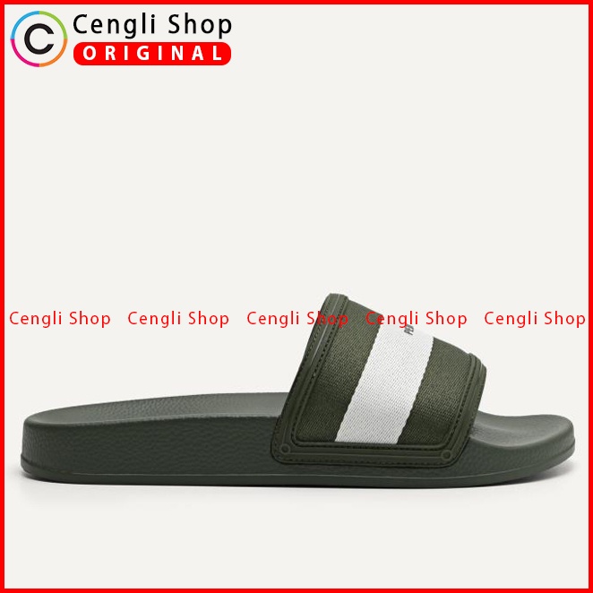 SANDAL SLIDE PEDRO PRIA ORIGINAL CASUAL BRANDED HIJAU PM145