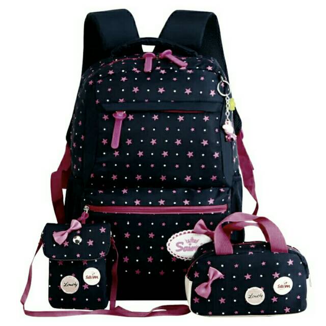 Tas Ransel Anak Sekolah Karakter Fashion Kids Backpack Cute Murah