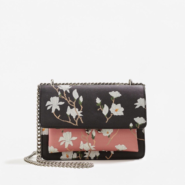 SALE Messenger Bag Mango Bicolar Floral Bag | Jastip Mango