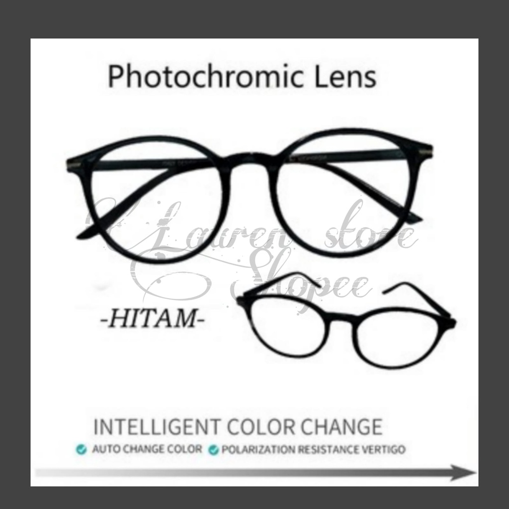 KACAMATA PHOTOCROMIC DEWASA WANITA PRIA FRAME KACAMATA | KACAMATA PHOTOCROMIC | KACAMATA NORMAL ANTI