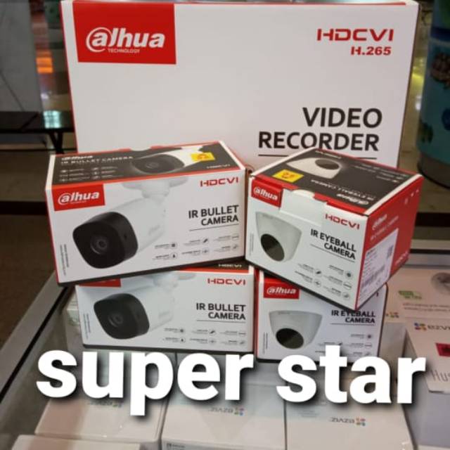 Paket cctv dahua 4chanel full hd 1080