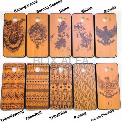 for Asus Zenfone 5 Casing Soft Cover Motif Kayu Wood Case Batik