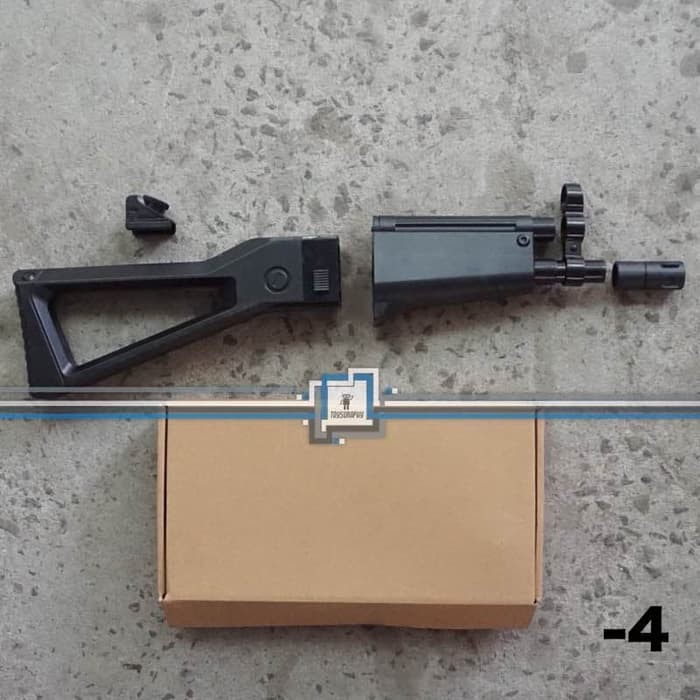 Nerf Stryfe PubG WORKER Set 4 BLACK Add on Kit Stock Accessories AK47