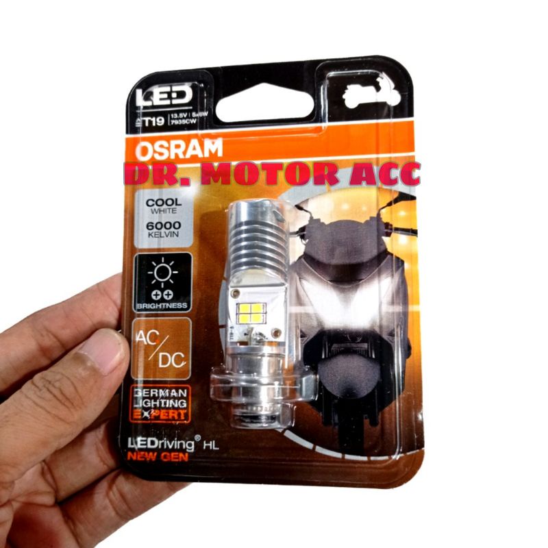 OSRAM Lampu LED Putih T19 H6 Putih Jupiter mx/jupiter z/mio sporty/mio j/beat/scoopy karbu/satria fu