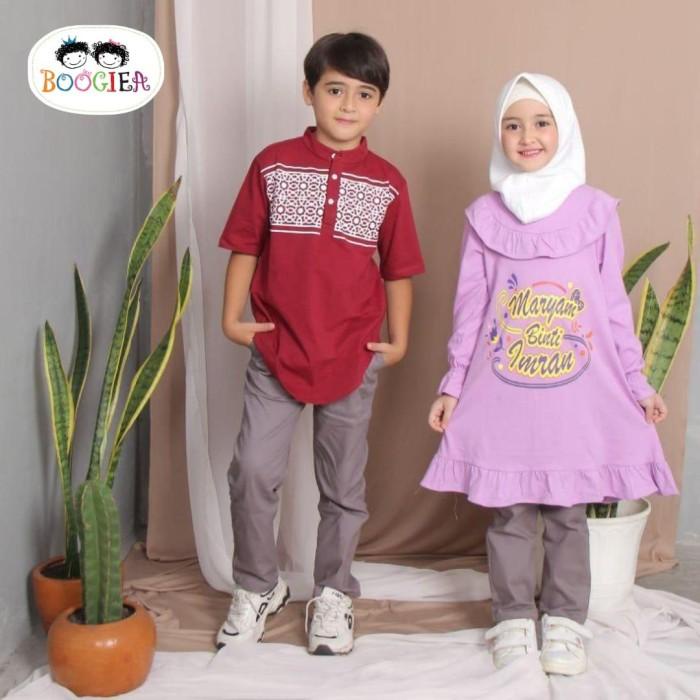 Boogiea Kids Setelan Kurta Koko Setelan Anak Laki Laki /Set Tunik Anak
