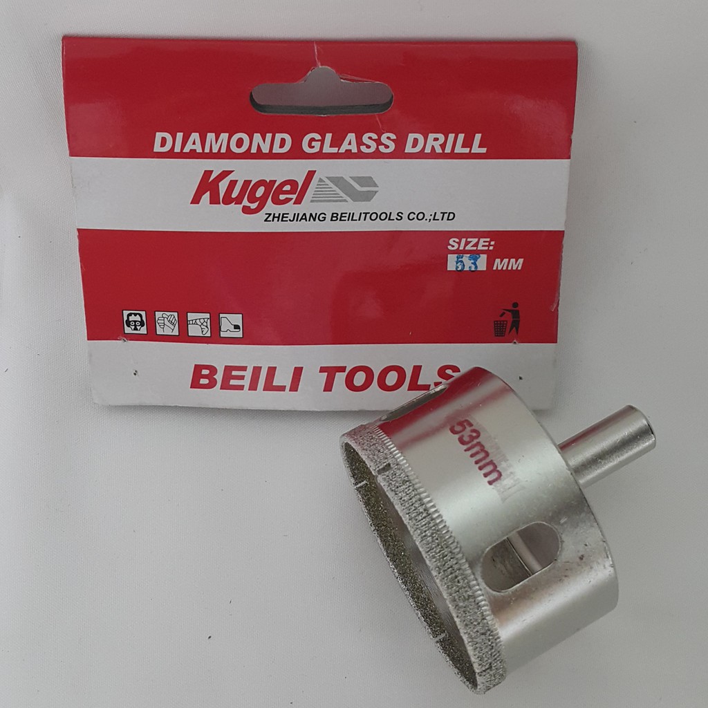 KUGEL DIAMOND CORE FOR GLASS 53 MM - MATA BOR KACA 53 MM