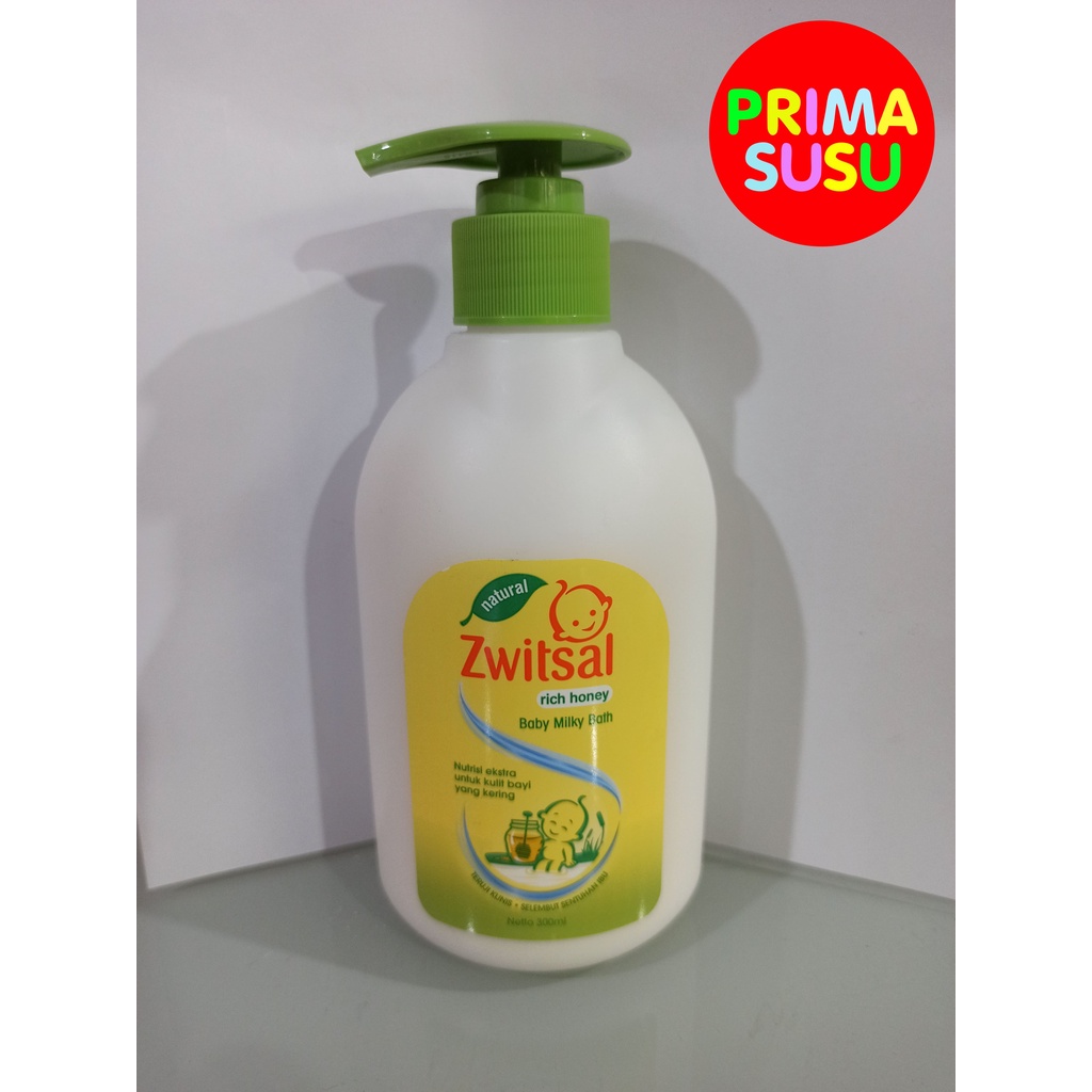 Zwitsal Rich Honey Baby Milky Bath 300 ML