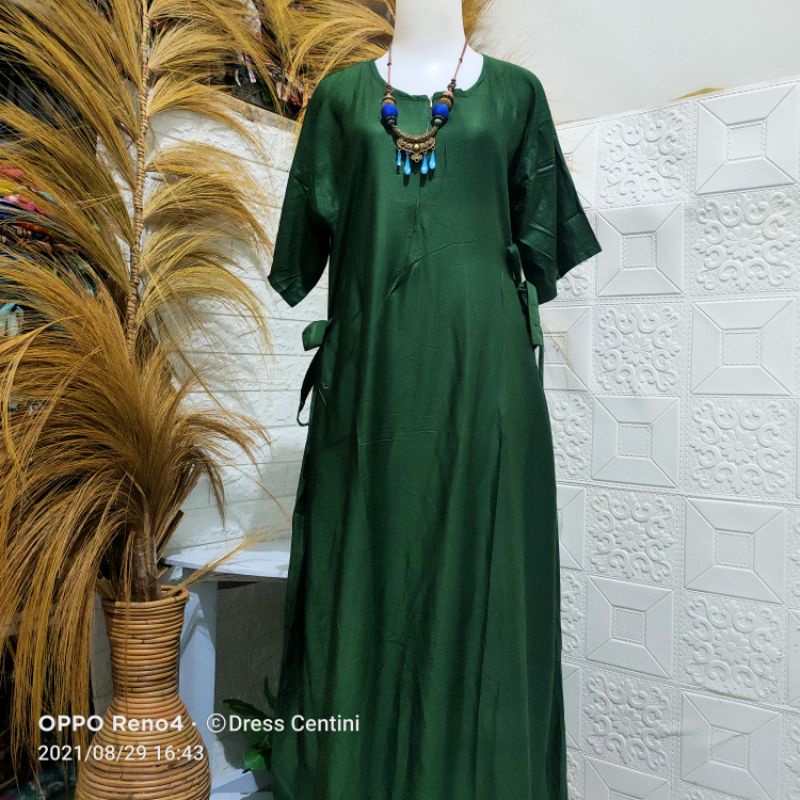 zahra.al.gifari/best seller dres centini jumbo murah Banjarmasin/daster tali samping busui terlaris/