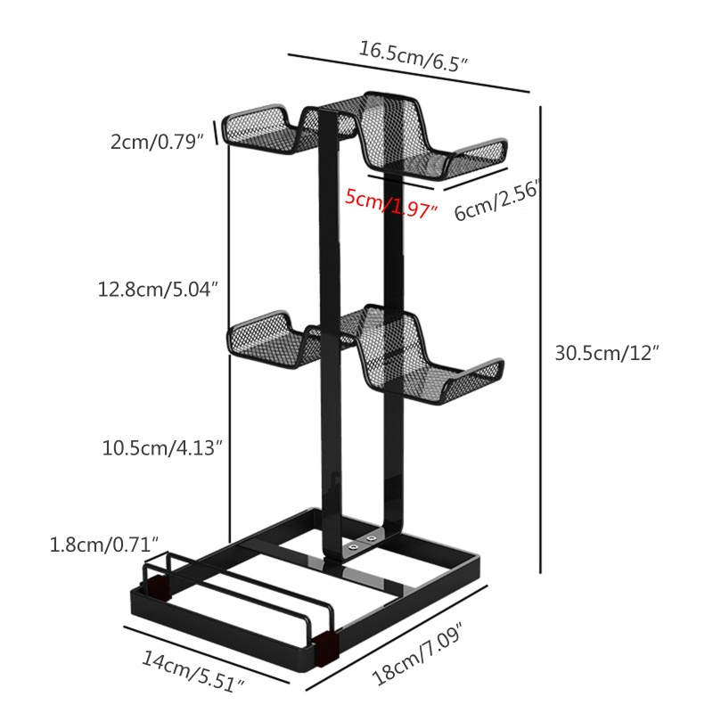 Btsg Controller Display Holder Stand Gamepad Metal Desktop Storage Organizer Bracket Untuk Switch///Untuk PS3