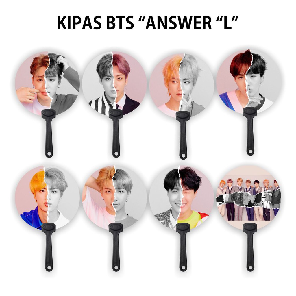 [READY STOCK] KIPAS TANGAN / HANDFAN BTS ANSWER &quot;L&quot;