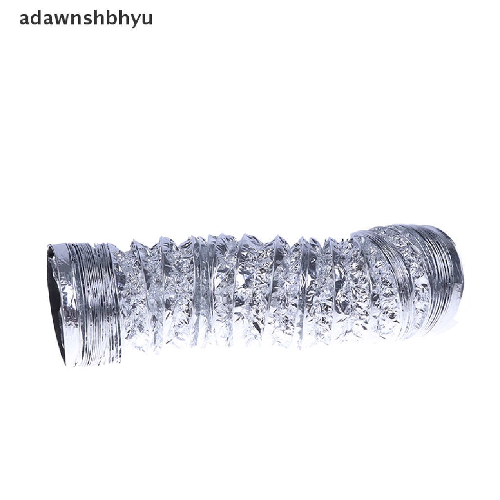 Adawnshbhyu 3.1Inch Flex Air Aluminium Foil Ducting Dryer Vent Hose Untuk Ventilasi 1.5M