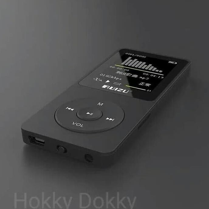 PROMO ORIGINAL RUIZU X02 MP3 DIGITAL PLAYER MURAH - Hitam