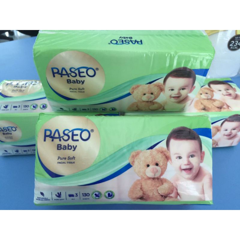 Tisu Paseo Baby 3Ply 130Sheet