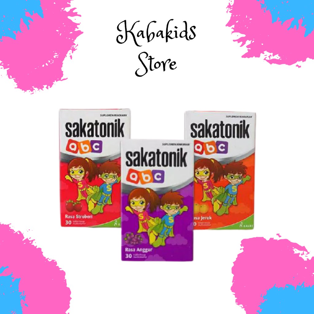 Sakatonik ABC 30 Tablet Vitamin Anak - Kabakids Store