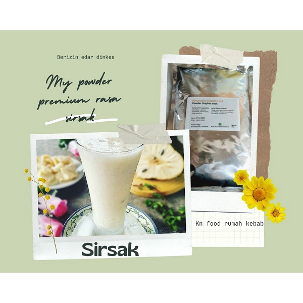 

Powder minuman Sirsak Premium