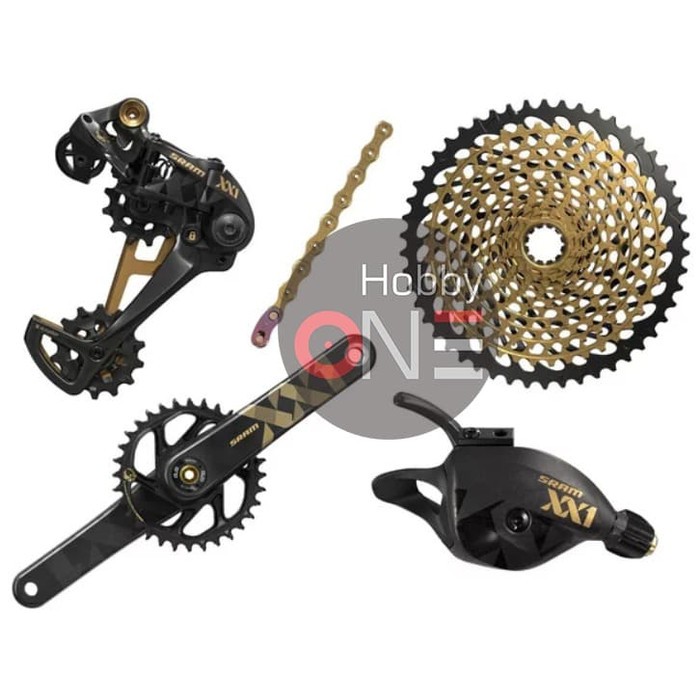 Ho SRAM XX1 EAGLE DUB GROUPSET BOOST 12 SPEED 170MM GOLD