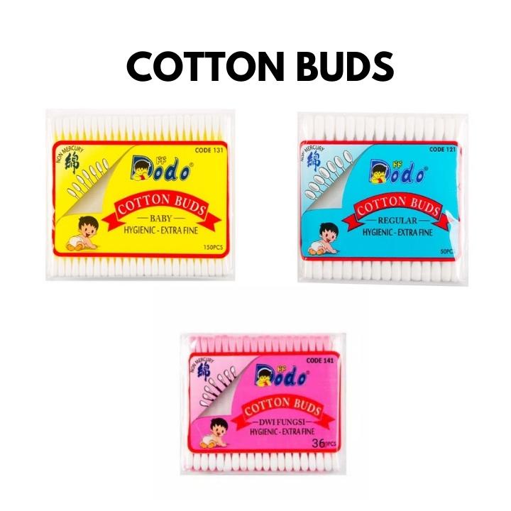 CottonBud bayi, Dewasa &amp; Cotton Buds refill Dwi Fungsi Dodo | Pembersih Telinga | Baby Safe | Lusty Bunny