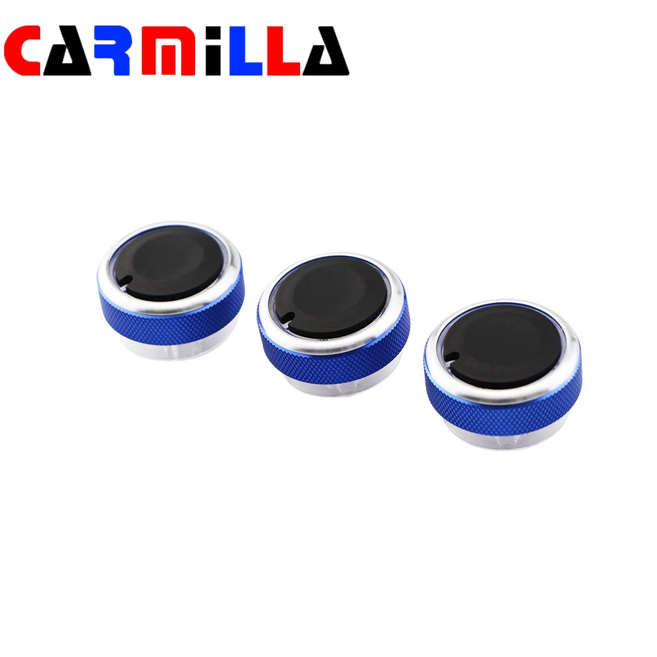 3 Pcs / Set Kenop Saklar AC Kontrol Panas Untuk Ford Focus 2 3 Mk2 MK3 Sedan Hatchback