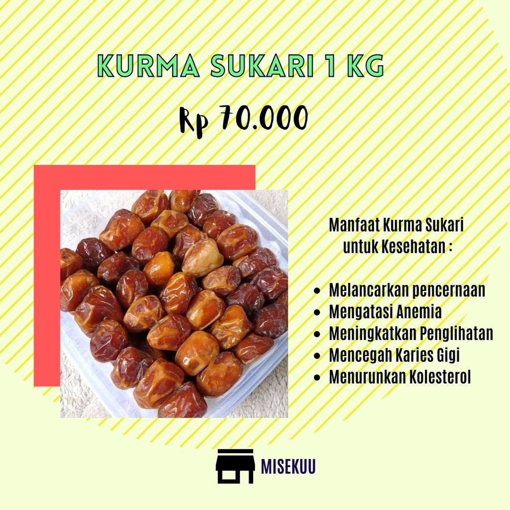 

Kurma Sukkari 1 Kg Murah