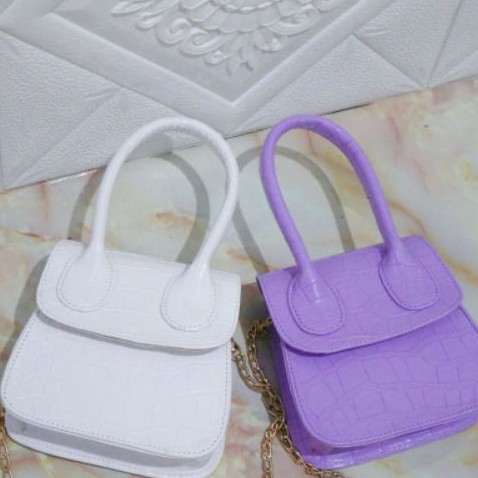 Tas Croco AMANDA | Tas Selempang Wanita | Sling Bag Croco Mini