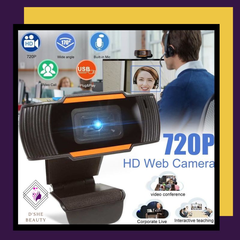 Camera USB WEBCAM HD WEB-01 720P Kamera HD Webcam For PC Laptop Komputer