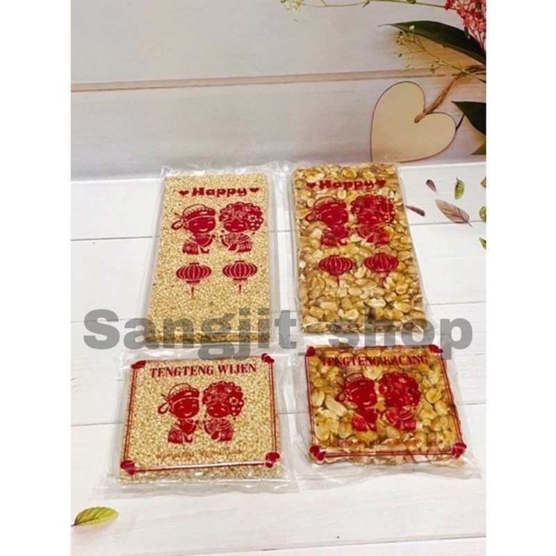 

Teng Teng Kacang / Teng Teng Wijen / Kue Sangjit Merk Happy (isi 4)