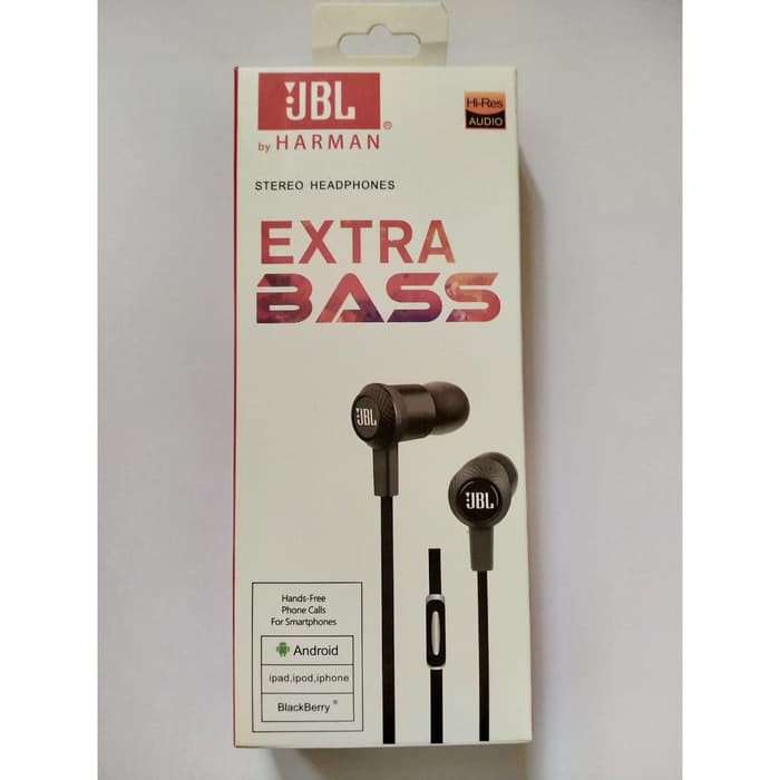 JBL Handsfree Earphone Headset JBL T210 Pure BASS