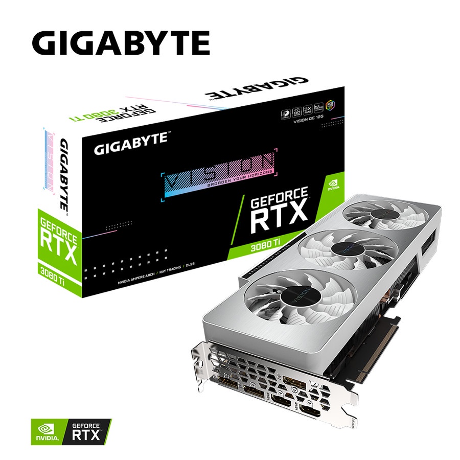VGA Card Gigabyte RTX 3080 Ti Vision OC 12G GDDR6X/384Bit Rev. 1.0