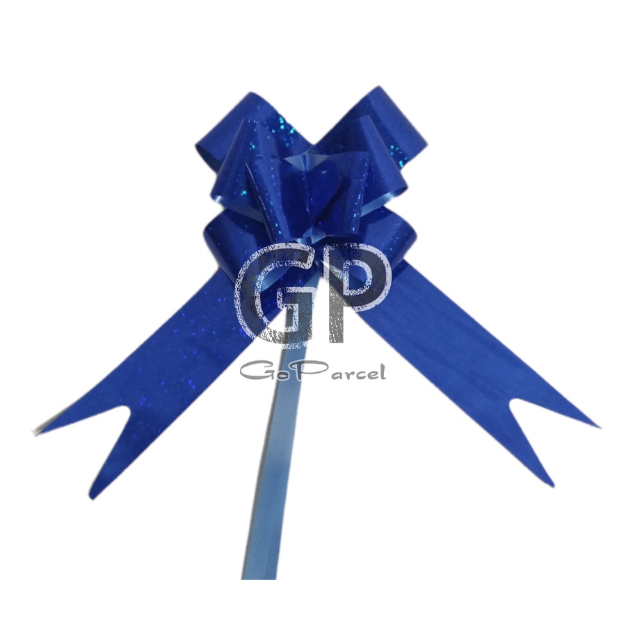 ( Ecer ) PULL BOW RIBBON METALLIC 43 CM - PITA TARIK / PITA KADO / PITA SERUT GLITTER METALIK HIASAN KADO DEKORASI PARCEL PARSEL HAMPERS SOUVENIR