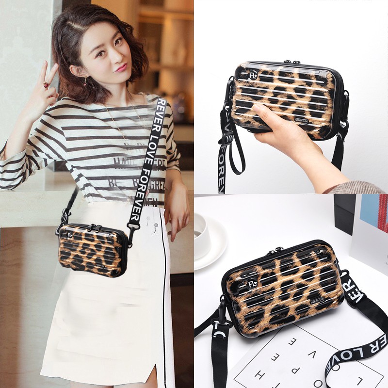 [ READY ] Tas Selempang wanita Koper Mini tas wanita Import tas make up tas hp tas mini selempang sling bag wanita tas wanita terbaru tas wanita kekinian tas wanita murah COD tas wanita forever young bag