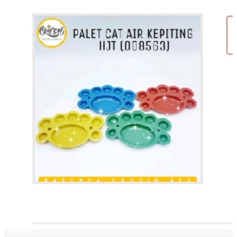 

pallete / palet / piring cat lukis murah plastik